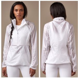 Lululemon Athletica Run With It Jacket
in White